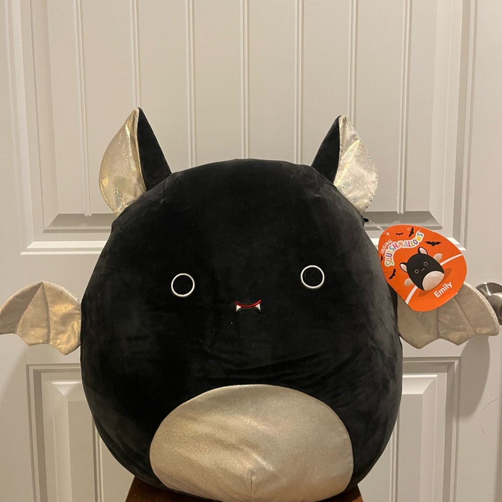 Emily the Bat Squishmallow with tags